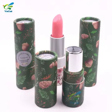 New model China wholesale custom printed paper packaging box paper lipstick tubes packaging