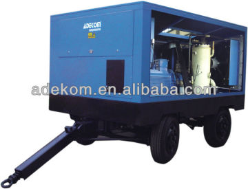 75kW 8-13 bar electric driven portable screw air compressed for sale