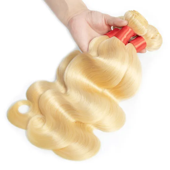Henan Wholesale Vendors Virgin Cuticle Aligned Human Hair 613 Blonde Color