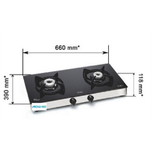 2 Burners Toughened Glass Gas Cooktops