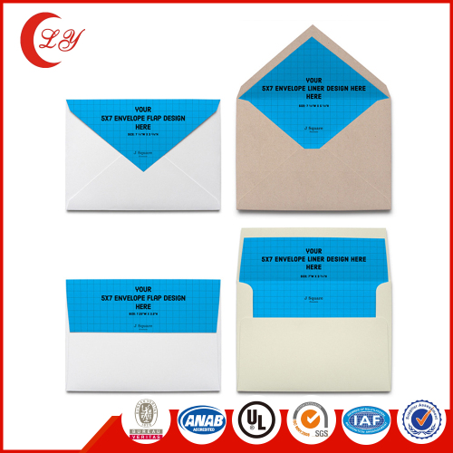Different design decorative handmade coloring printing paper kraft envelop
