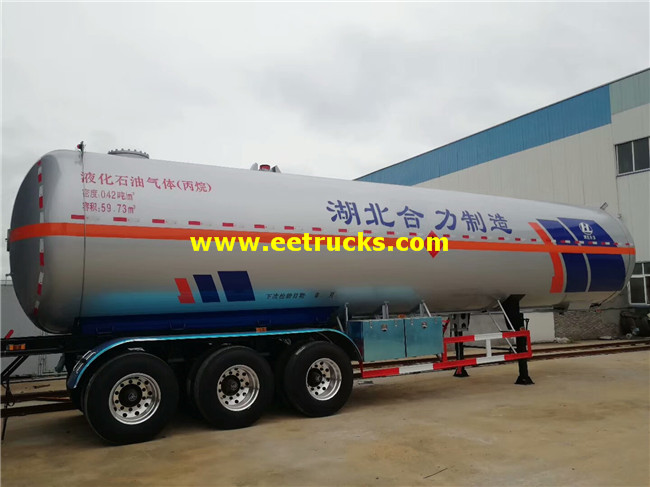 60m3 LPG Transport Tanker Trailers