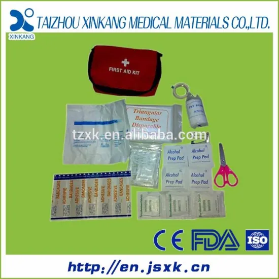 Hot sale baby kit bag with contents first aid bags approved by CE/ISO/FDA