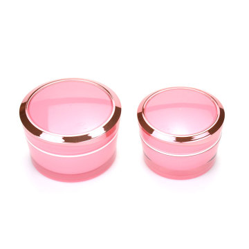 empty plastic acrylic color customized luxury cosmetic jar 30 ml 50ml