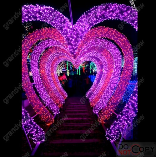 Heart Design LED Holiday Light for Wedding Decoration with LED String Light