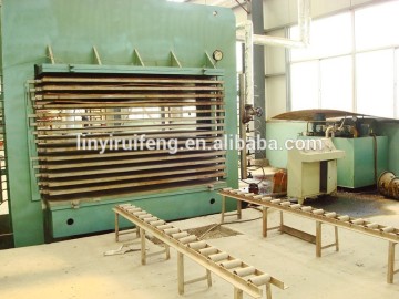 mesin untuk laminasi kayu lapis/hot press/line produk kayu lapis