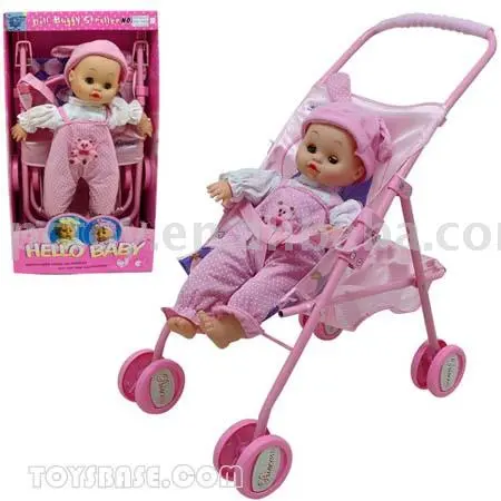 Baby Doll Buggy Stroller Set with Sound (DDC63063)