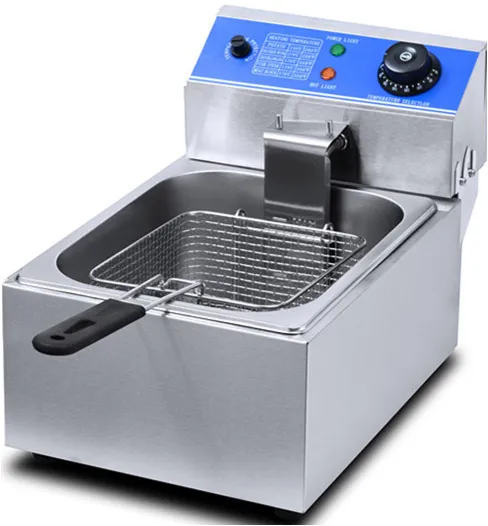 China supplier wholesale price commercial stainless steel electric chicken deep fryer machine for churros frying