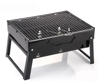 Portable Thickened Barbecue Grill for Outdoor Camping and Home Use