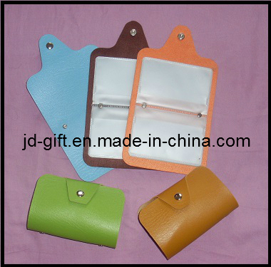 2014 New Design Leather Card Wallet / Card Holder, 5 Color for Choice