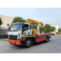 SINOTRUCK HOWO 14ft to 19ft Flatbed Wrecker Truck With Crane