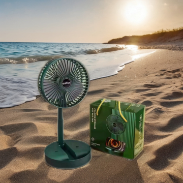 Éventail de pare-brise pliable de charge USB haute puissance avec boîte-cadeau
