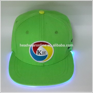 Led snapback caps, boy girl hip hop cheap snapback caps