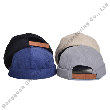 Custom Logo Cordrandless Caps für Männer