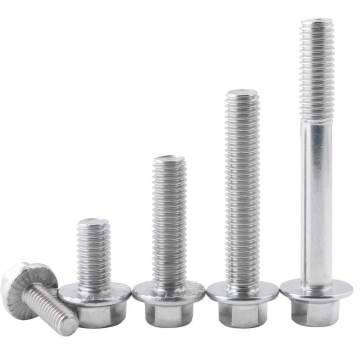 Industrial Hex Flange Bolts: A193 B7M Stainless Steel DIN 931 M16 x 120mm with M3 Thread Brass Square Hex Bolt Types