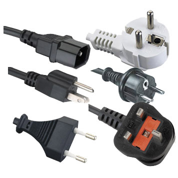ac power plug,European ac power cord, vde ac power cord, ul ac power cord, uk ac power cord