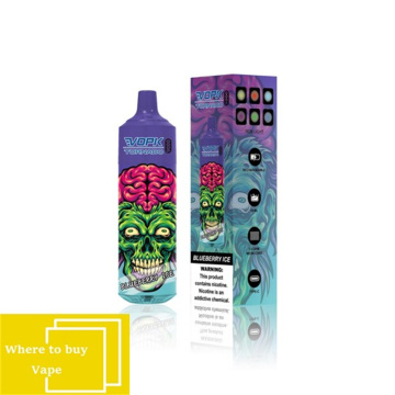 VOPK Tornado 9000 puffs Europe warehouse Digital Displa​y