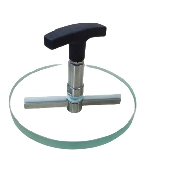 Tempered Glass Flange Viewing Mirror - Single/Double Brush Round Sight Glass 4\
