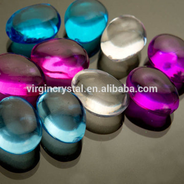 Wholesale Glass glowing Pebble for Ground decoration
