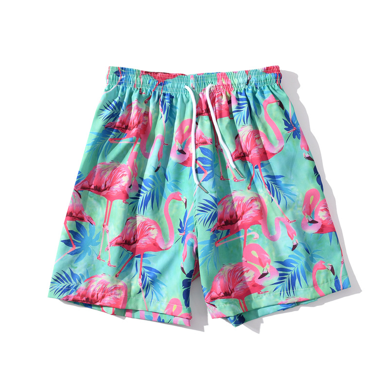 Custom Men's Flamingo Print Shorts