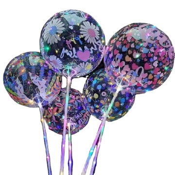 Wholesale LED Luminescent Heart-Shaped Printed Balloons and Star Balloons Manufacturer