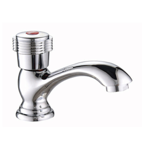 Dual Handles Swan Tap Golden Brass Faucet