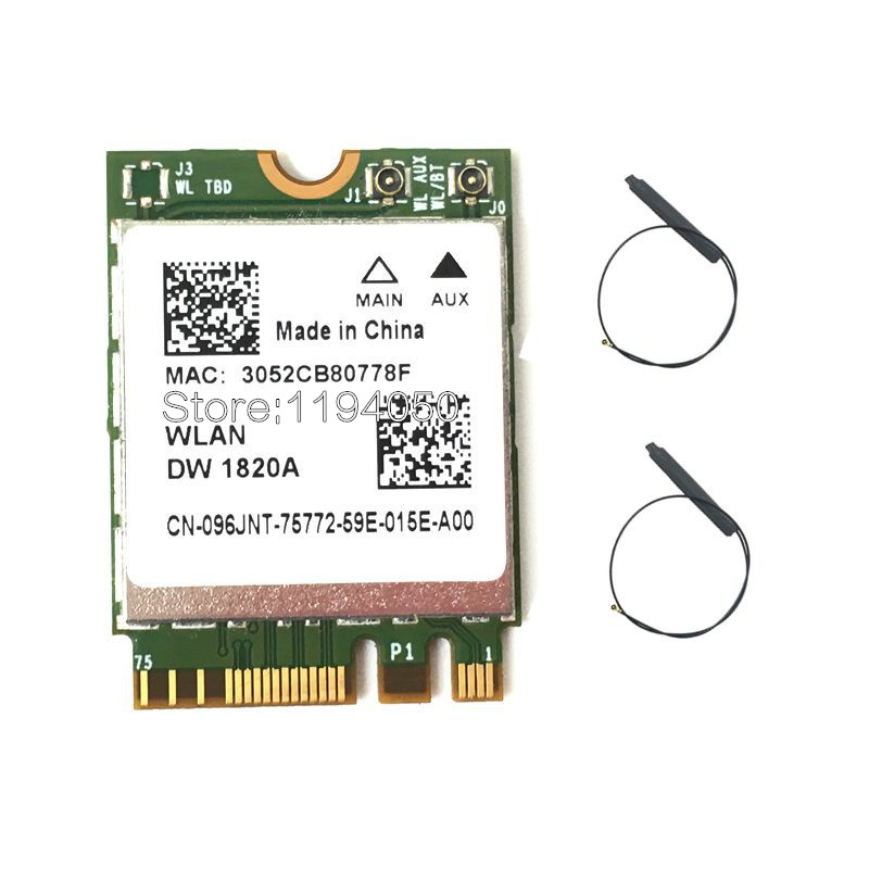 BCM94350ZAE DW1820A 802.11AC 867Mbps bcm94350 M.2 NGFF Wi-Fi Wireless network card is better than bcm94352z dw1820