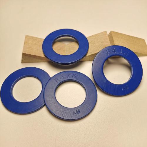 High Strength Washer High strength blue PTFE ASTM F436 washer Manufactory