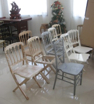 Wooden Folding Chateau Chair for Party
