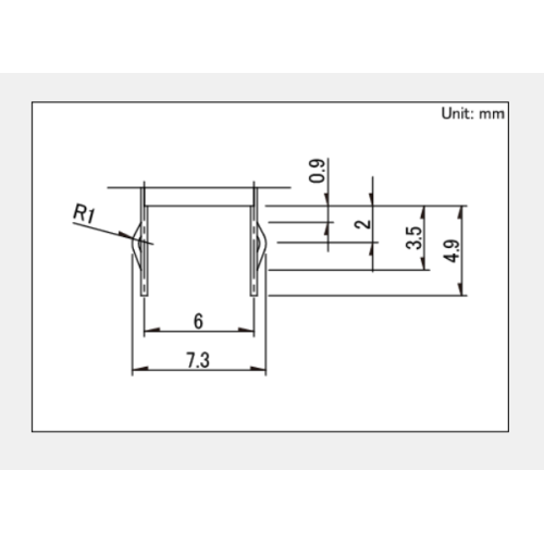 Spun series push switch