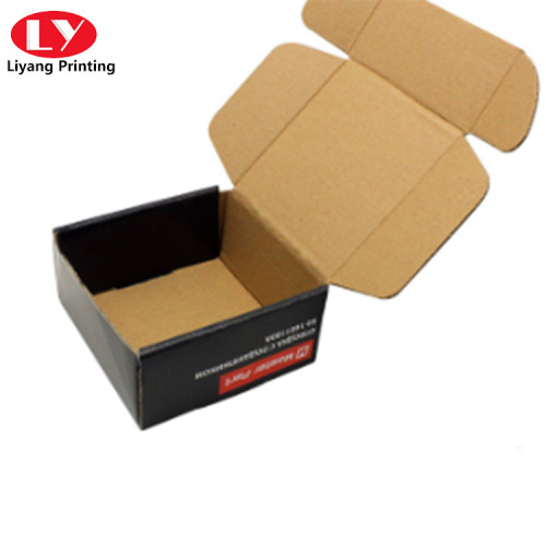 Caja de cartón corrugado negro para autopartes