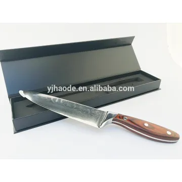 high quality kitchen damascus knife with wooden handle kitchen knife