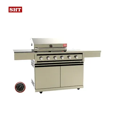 Commercial Outdoor Garden Small Gas BBQ Grill Portable Barbecue