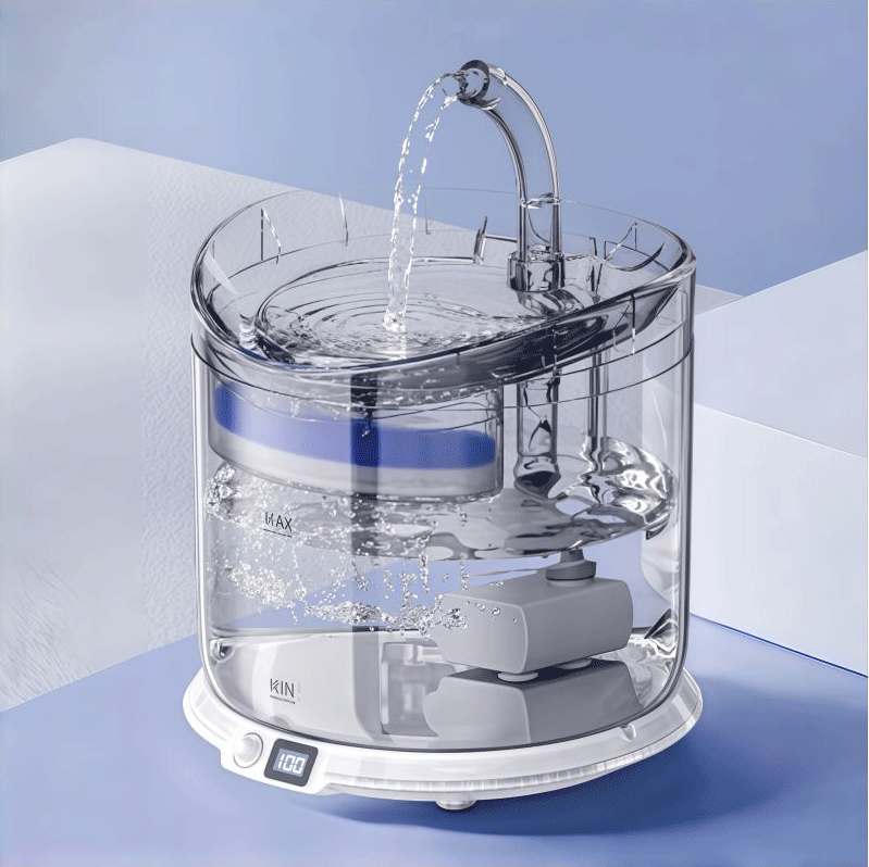 স্বয়ংক্রিয় সেন্সর সহ স্মার্ট পোষা জল সরবরাহকারী