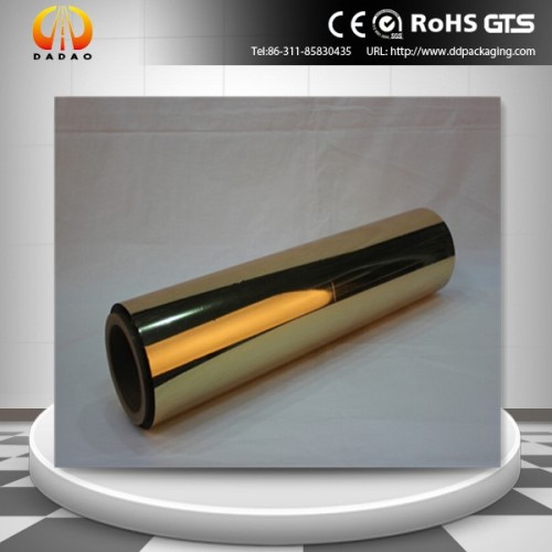 Silver Pet Film Gold Aluminized Mylar PET Film Supplier