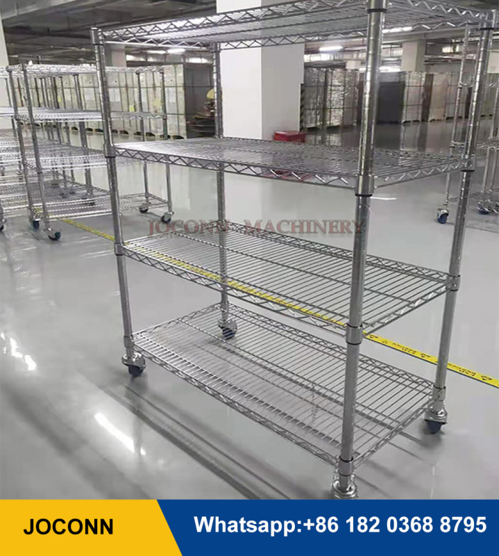 Metal Shelves for Commercial Mushroom Greenhouse Growing