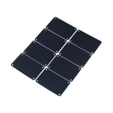 Hot Selling Black Square Anti-Slip Shock Absorbing Silicone Rubber Furniture Foot Pads