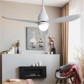 Тихий спасающий современный домашний декоративный потолочный вентилятор свет