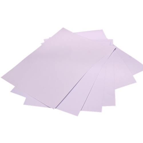 Lembar PVC plastik putih buram