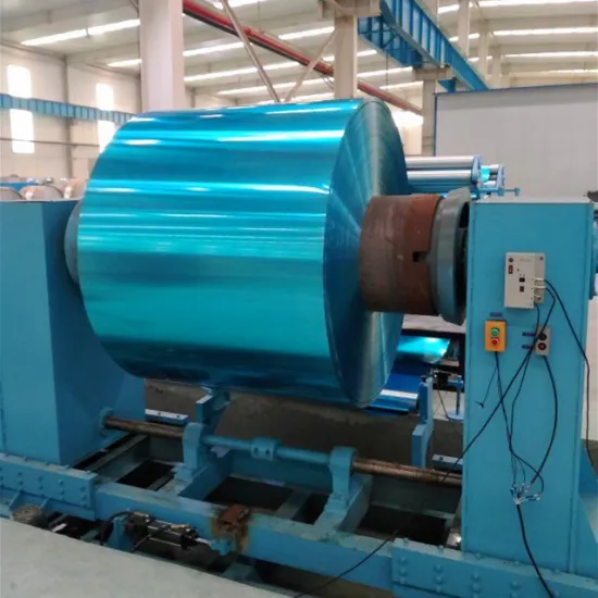 Blue Aluminum Hydrophilic Coated Roll for Air Conditioner