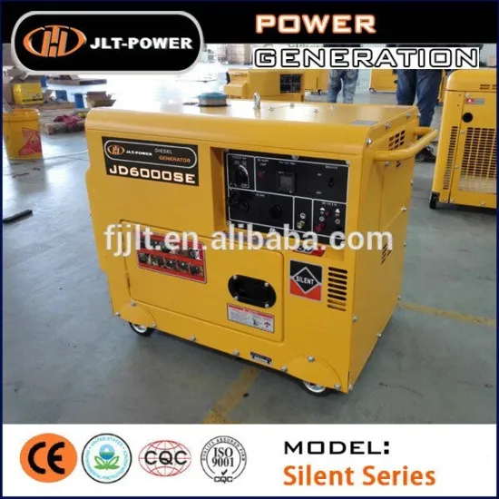 Small power diesel generator silent air cooled 5KVA generator