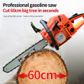 Garden Tool Gasoline 62cc Chainsaw Machine