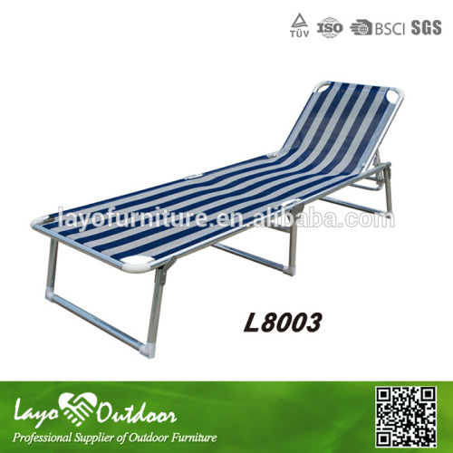 Alum Folding Chaise Lounge Beach Chair