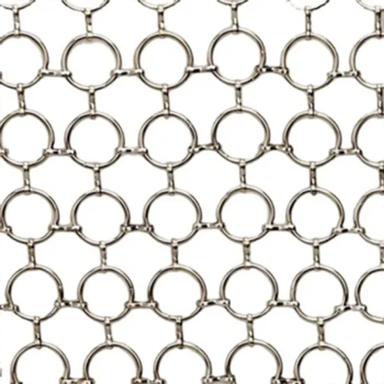 304 304L 316 316L Stainless Steel Wire/Ring Mesh Curtain