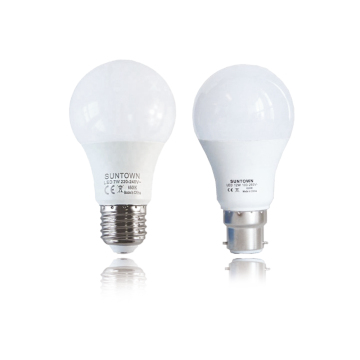 Suntown High-Quality LED A Bulb, 100LM/W Aluminum, E27/B22, A60, 5W-18W