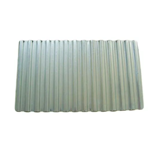 printed galvannealed white board 8mm corrugated steel sheet