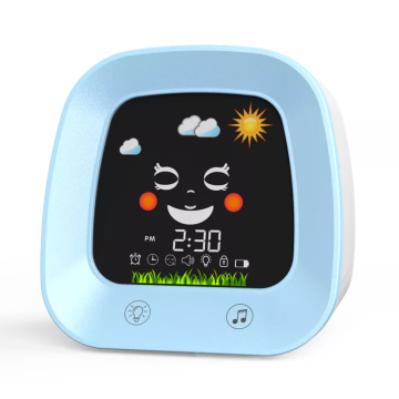 Kids LCD Digital Clock with Green Light and Sleep Trainer