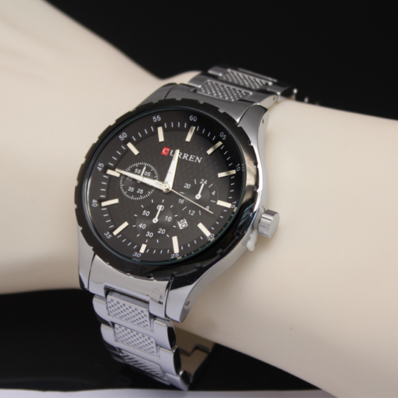 2017 Senior Stainless Steel Quartz Wristwatch Men 