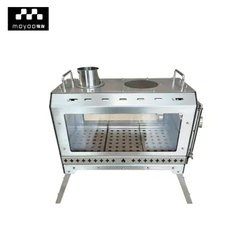 Portable Stainless Steel Camping Wood Stove