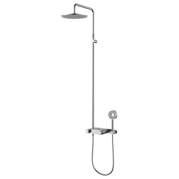 Colonne de douche thermostatique apparente Fort